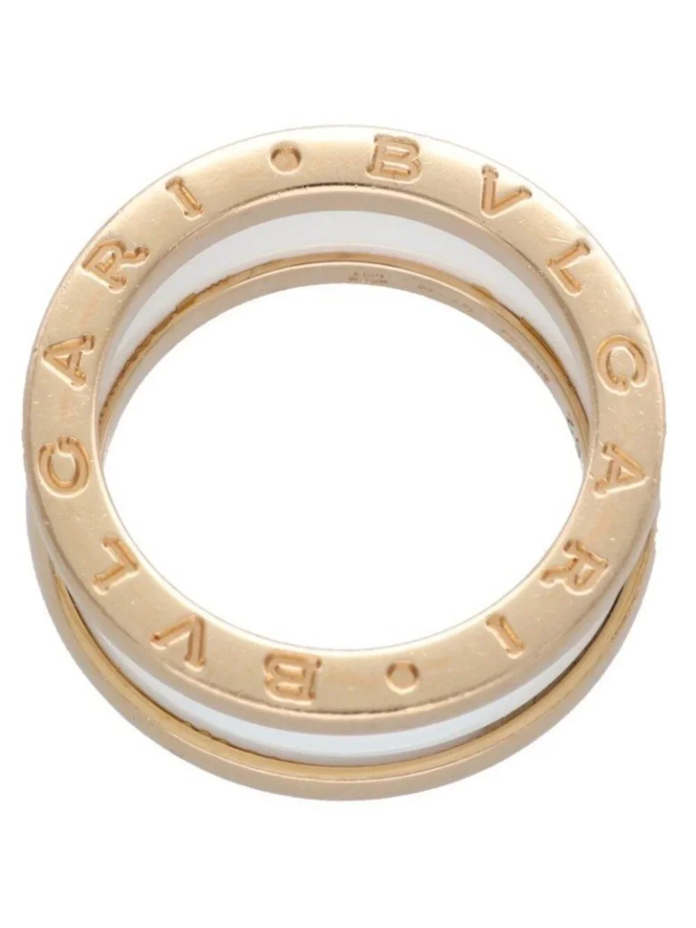 Bvlgari B.zero1 White Ceramic Ring